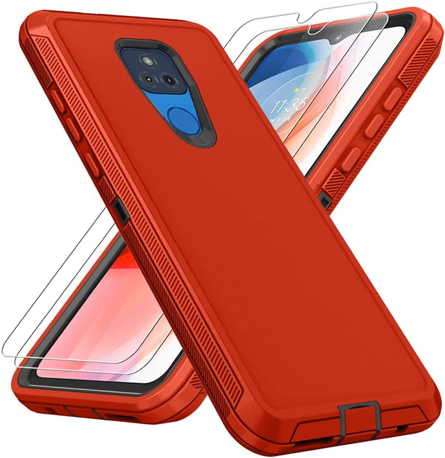 Redpepper Moto G Play 2021 Cover 3in1 + Pellicole
