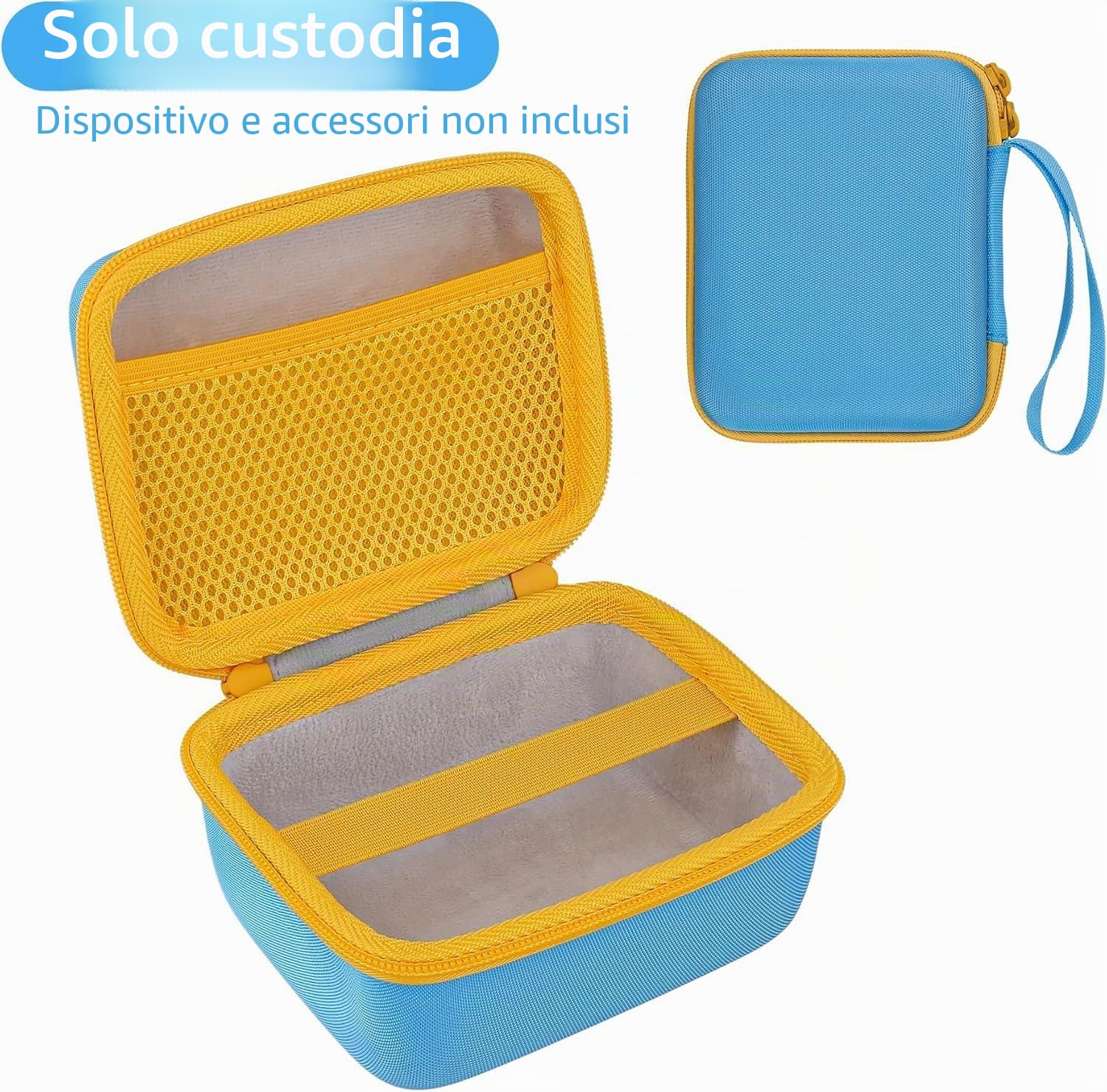 Aenllosi Toy Case Custodia Flashcards EVA 15,5x13x9 cm Nero