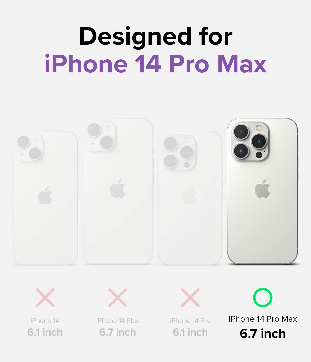 Ringke Air cover iPhone 14 Pro Max Clear trasparente sottile