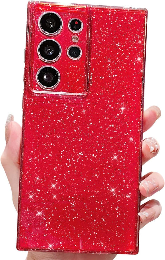 Redpepper Galaxy S25 cover glitter viola TPU slim