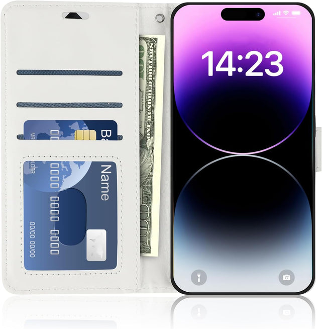 Redpepper Apple Cases iPhone 17 flip strass con stand nero