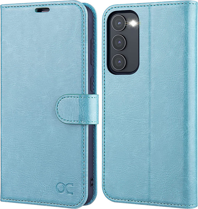 Redpepper Galaxy Cases S23 Plus cover portafoglio pelle nera RFID