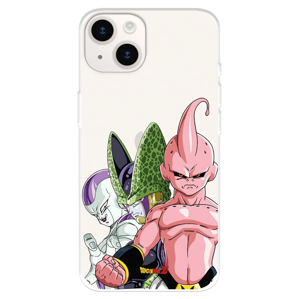La Casa de las Carcasas Dragon Ball Cattivi custodia iPhone 15 Plus trasparente