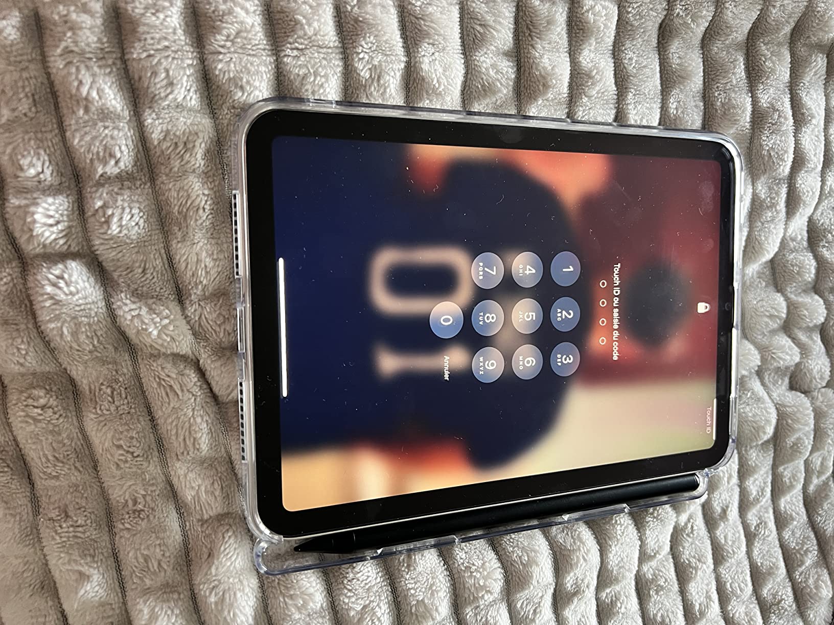 Ringke Fusion cover iPad mini A17 Pro 6th Smoke Black antiurto