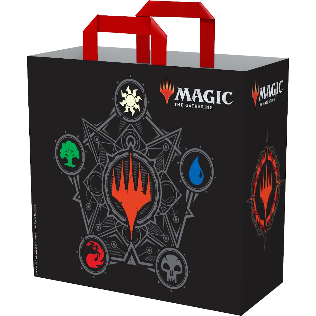 Konix Magic The Gathering borsa spesa 40x45x20 cm nera riciclata