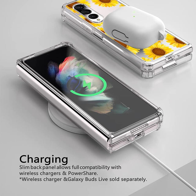 Redpepper Galaxy Z Fold 4 cover trasparente girasole