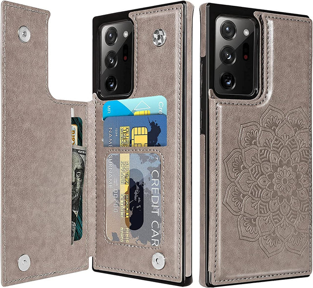 Redpepper Galaxy Note 20 Ultra cover portafoglio pelle nero