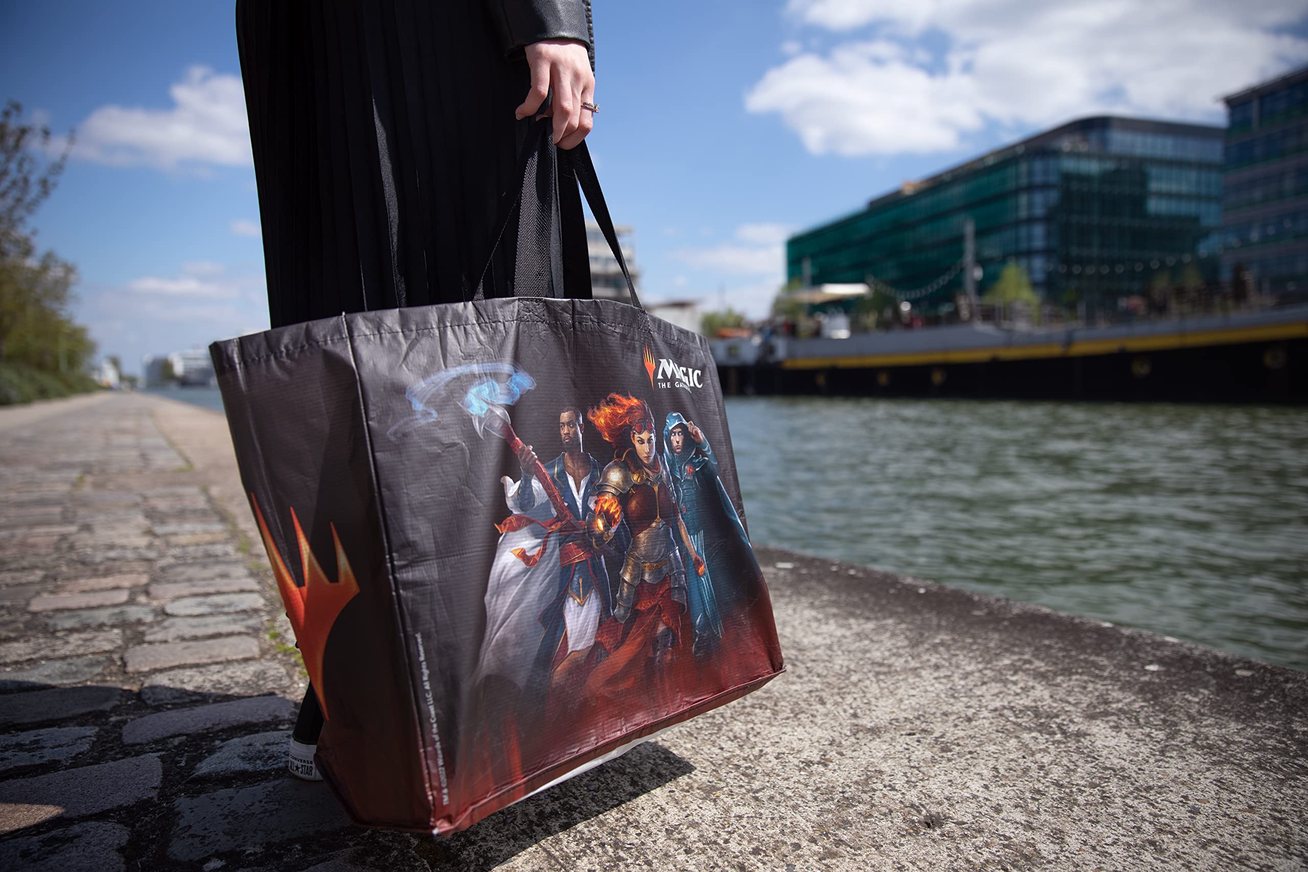 Konix Magic Borsa Spesa 40x45x20 cm Planeswalkers nera