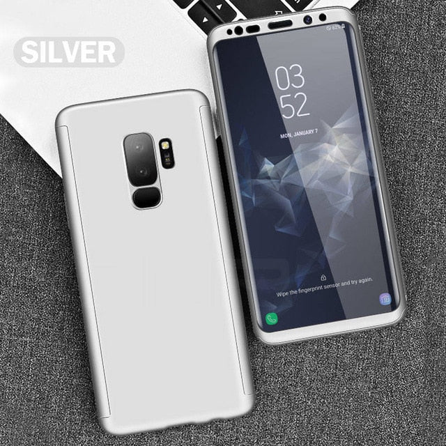 Redpepper Galaxy S10 cover 360 bumper vetro opaca