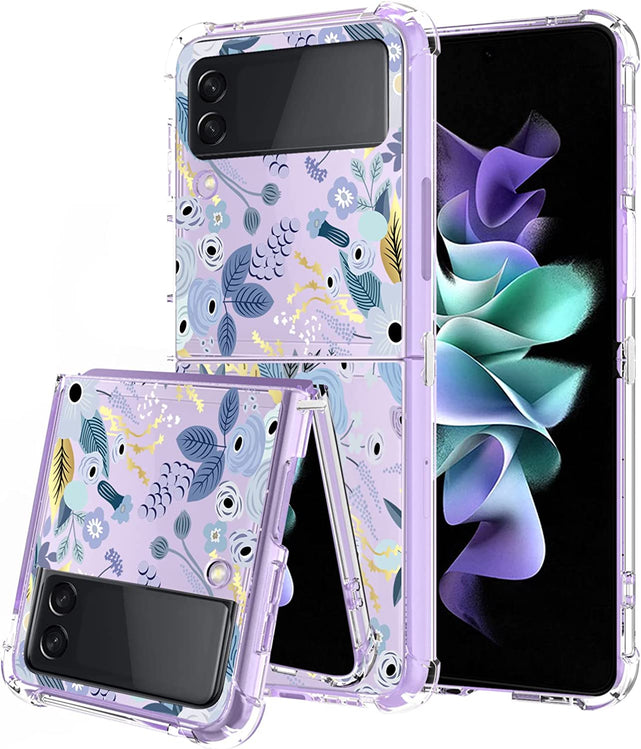 Redpepper Galaxy Z Flip 4 cover trasparente cuore rosa slim