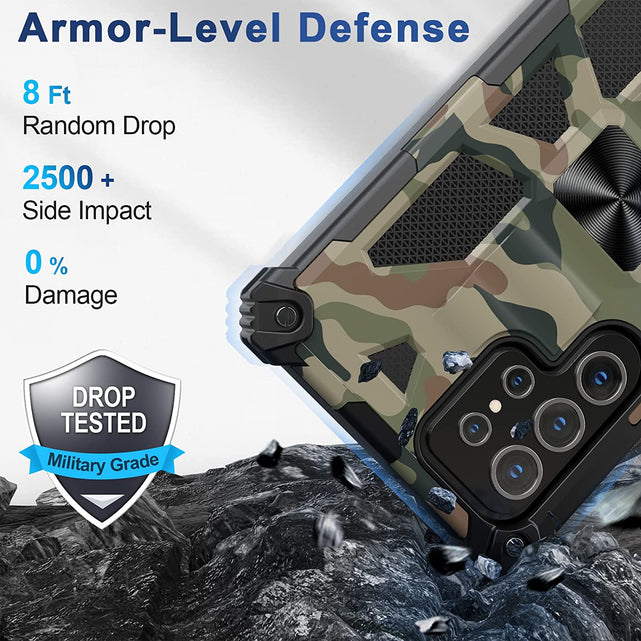 Redpepper Galaxy Cases Kickstand cover S22 Ultra mimetica magnetica