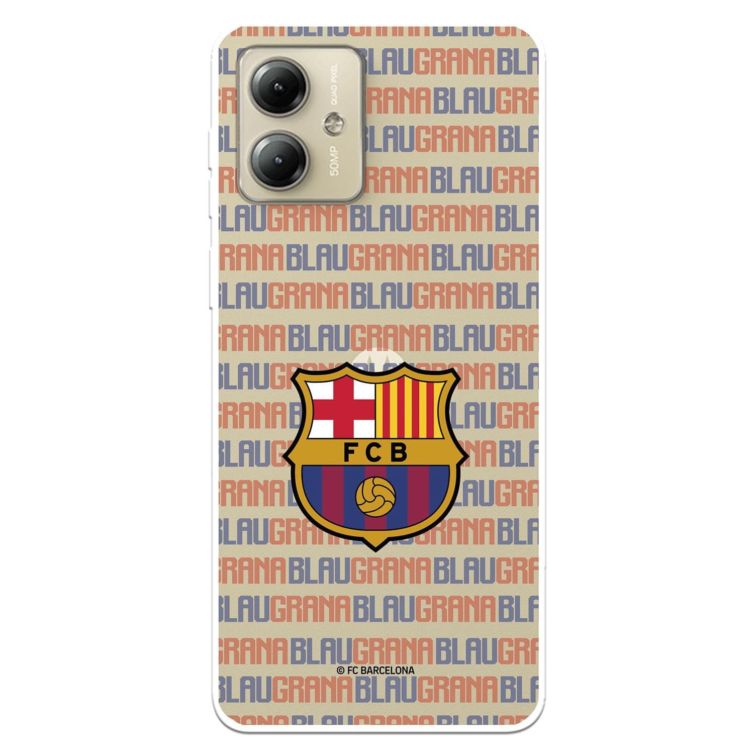 La Casa de las Carcasas Squadre cover Moto G14 Barcellona scudo blaugrana