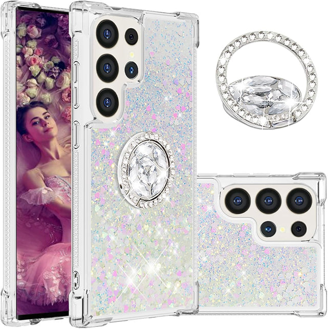 Redpepper Galaxy Cases S25 Plus Cover liquida oro rosa