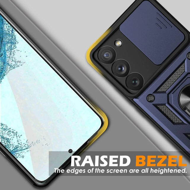 Redpepper S23 5G Cover con Anello Stand e Copri Fotocamera