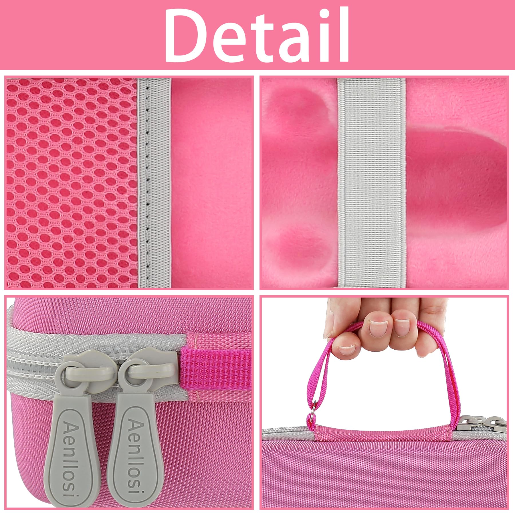 Aenllosi 3D Pen Case custodia rigida 3Doodler EVA nera