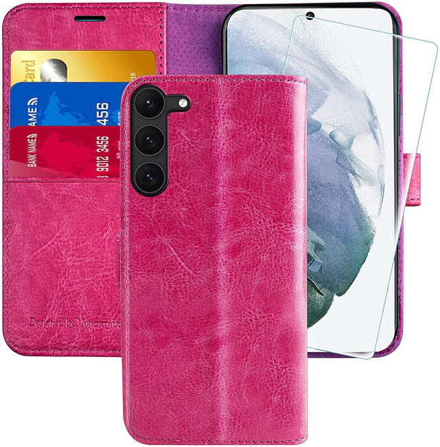 Redpepper Galaxy S23 custodia portafoglio pelle con carte