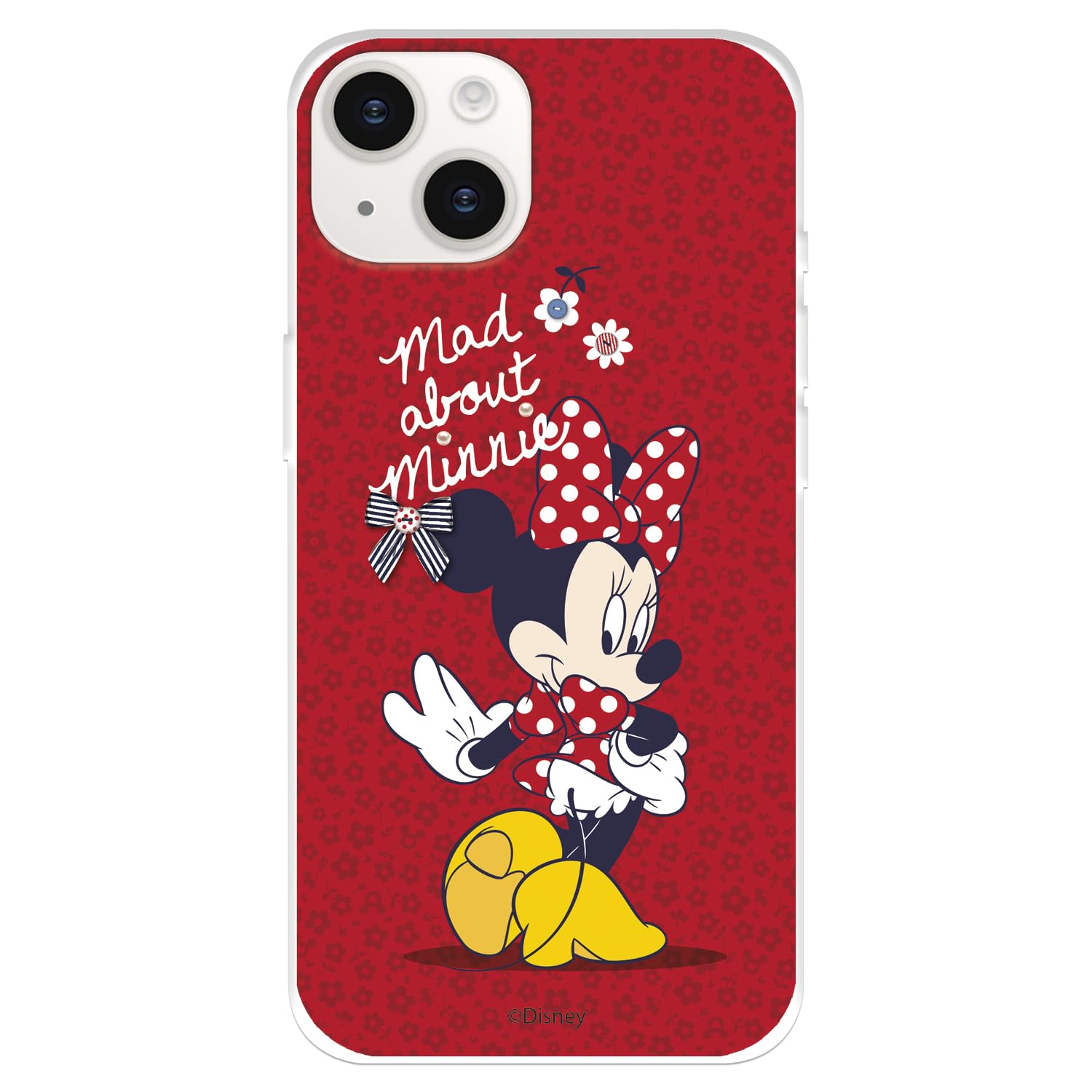 La Casa de las Carcasas Minnie Mad About custodia iPhone 15 Plus trasparente