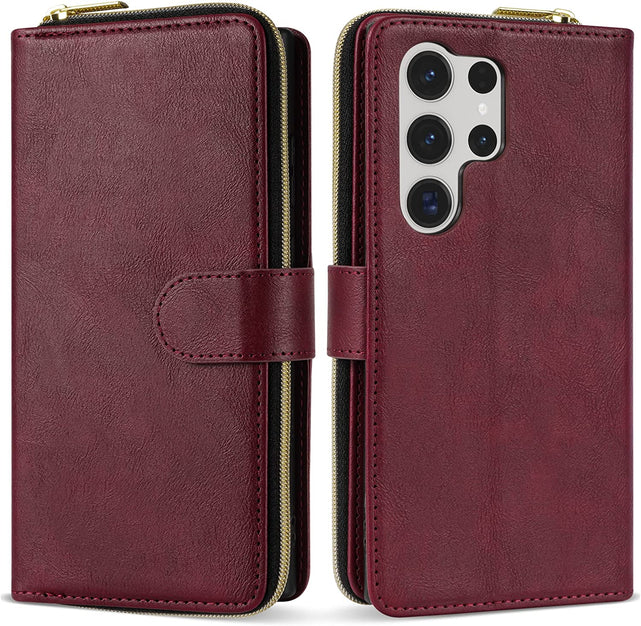 Redpepper Galaxy Cases S23 Ultra cover wallet pelle 9 tasche