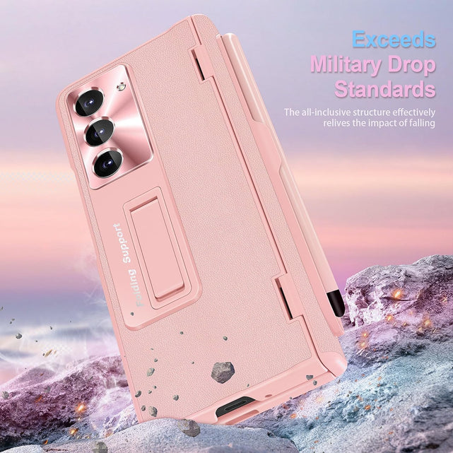 Redpepper Galaxy Z Fold 5 cover oro rosa con penna rigida