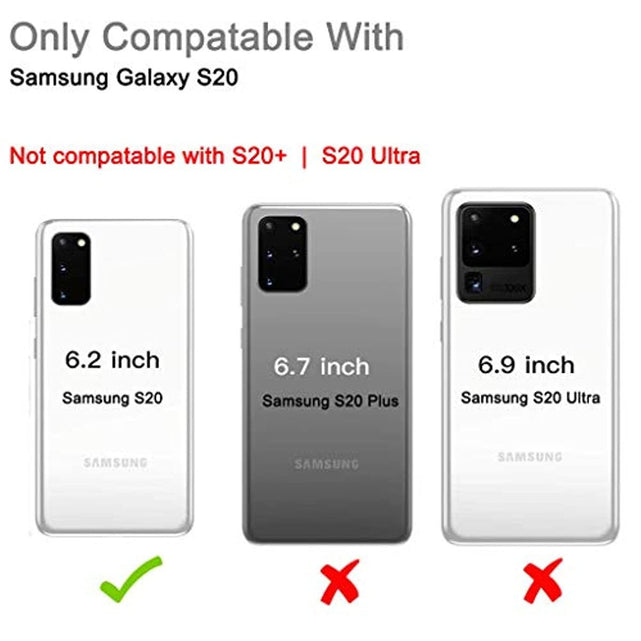 Redpepper Galaxy S20 Custodia Impermeabile Trasparente IP68