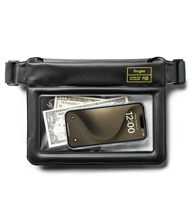 Ringke Waterproof Pouch IPX8 borsa impermeabile telefono nera tracolla