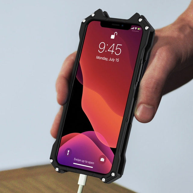 Redpepper iPhone 13 Pro Max cover alluminio armor bumper