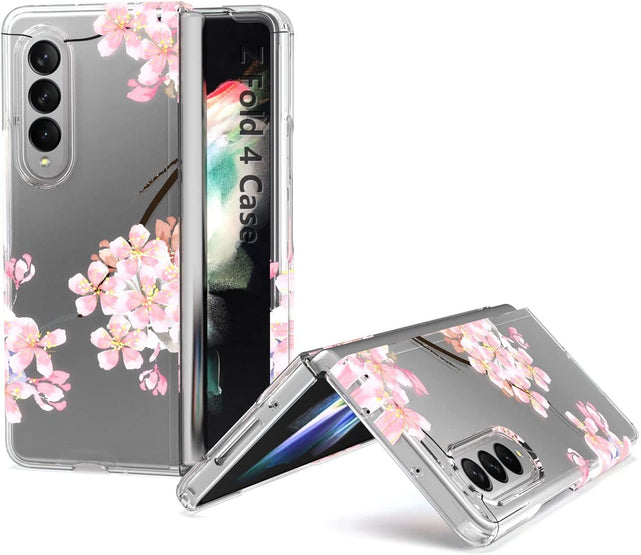 Redpepper Galaxy Custodia Z Fold 4 5G Floreale Sakura Rigida