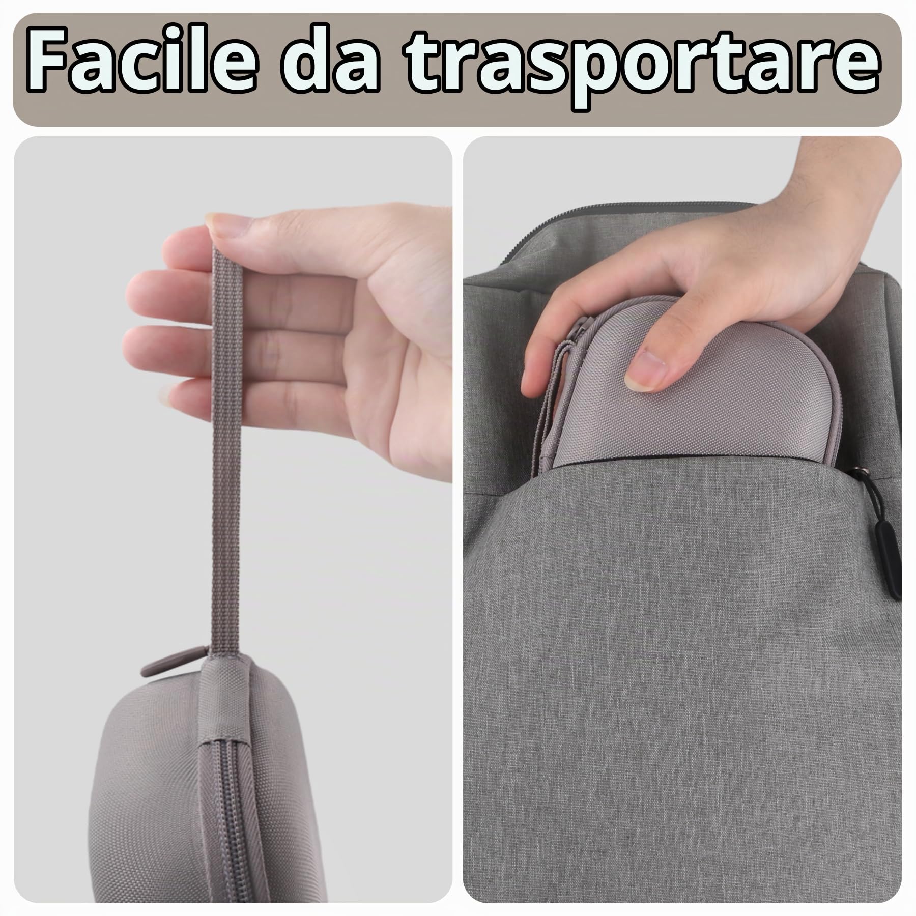 Aenllosi Speaker Case Bose SoundLink Micro 2 custodia sabbia EVA