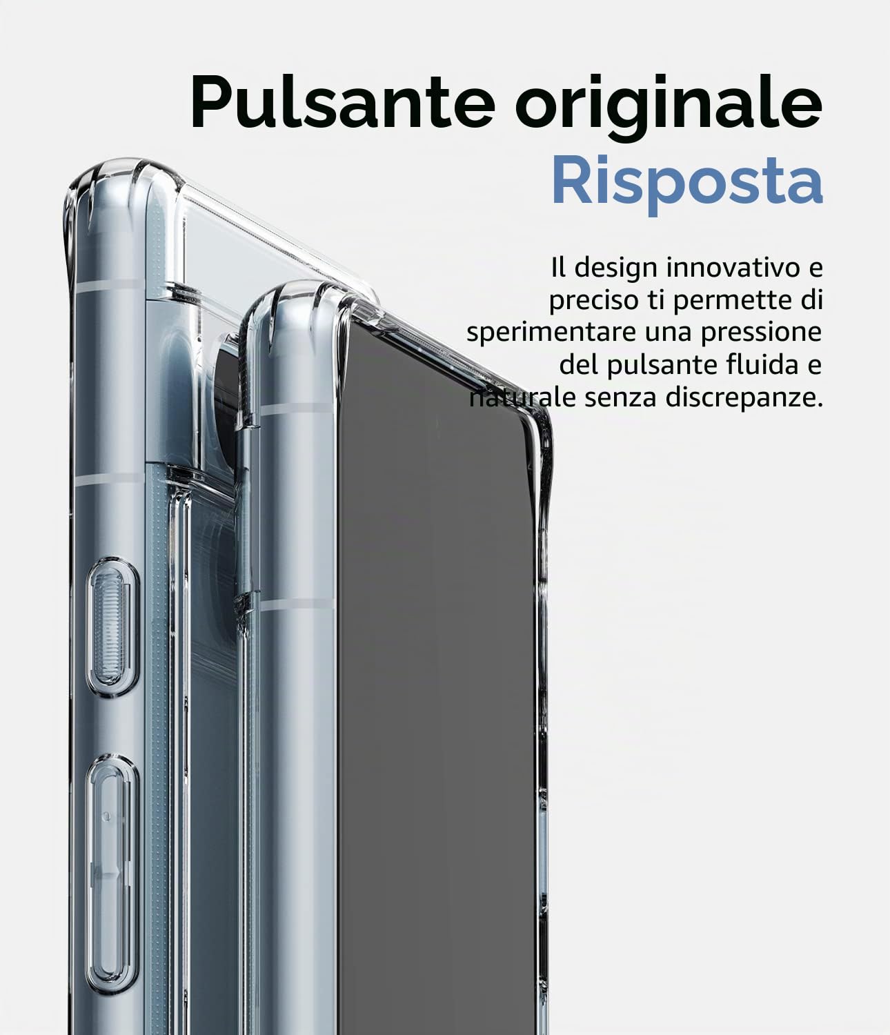 Ringke Fusion Cover Pixel 7a Clear Trasparente Antiurto