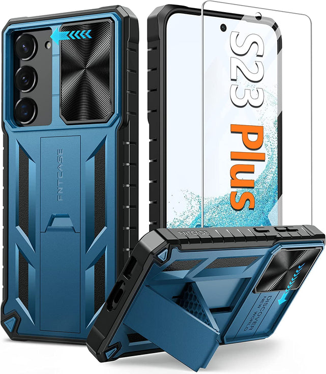Redpepper Galaxy S23 Plus cover nera stand copricamera