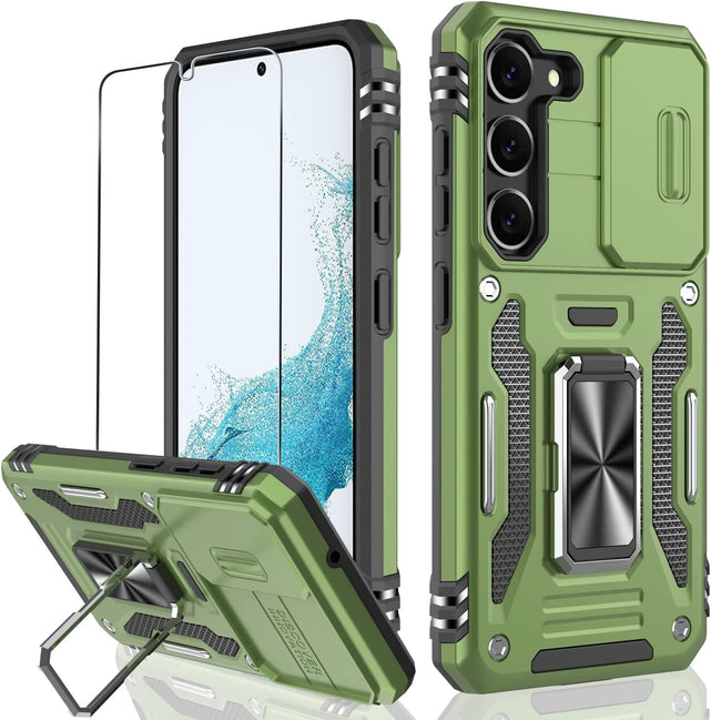 Redpepper Galaxy Cases Galaxy S23 Plus custodia anello blu antiurto