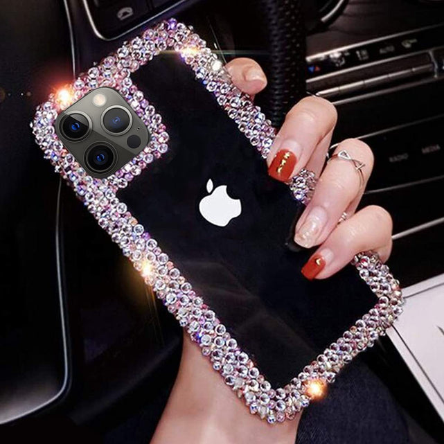 Redpepper Apple Cases 13 Pro Max Custodia Glitter strass donna