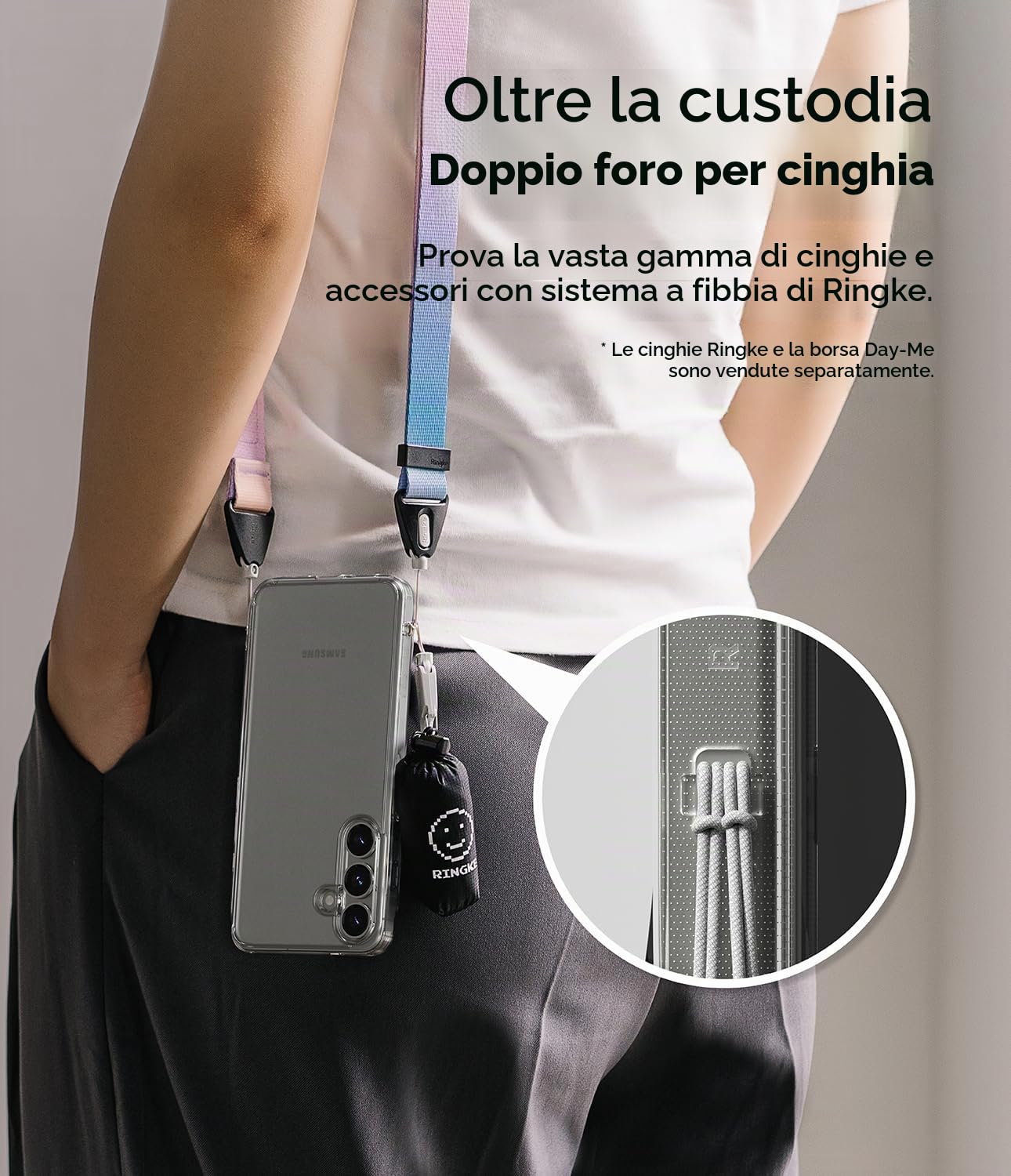 Ringke Fusion Cover Galaxy S25 Matte Clear Opaca Antiurto