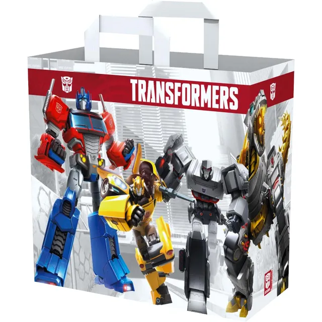 Konix Transformers Borsa Spesa 40x45x20 cm Bianca Riciclata