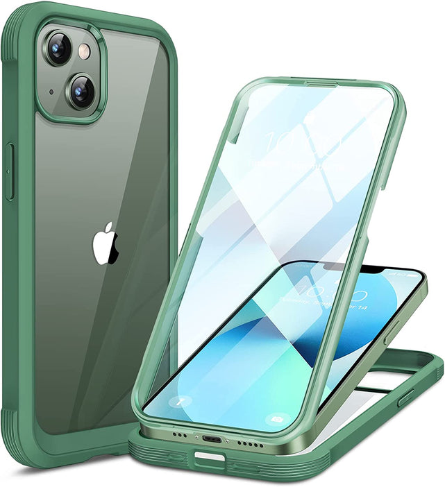 Redpepper iPhone 13 Mini 5.4 custodia vetro nero 9H integrale