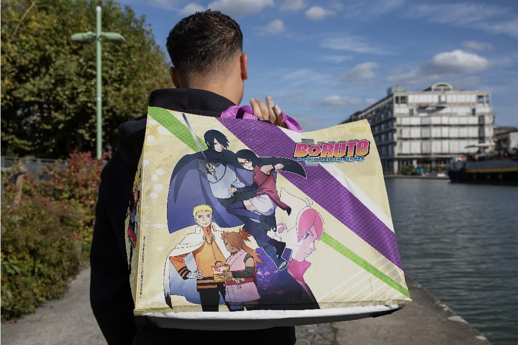 Konix Boruto Naruto borsa spesa 40x45x20 cm riciclata