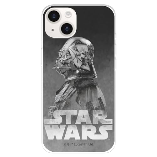 La Casa Licenze Ufficiali Cover iPhone 15 Plus Darth Vader Nero Silicone
