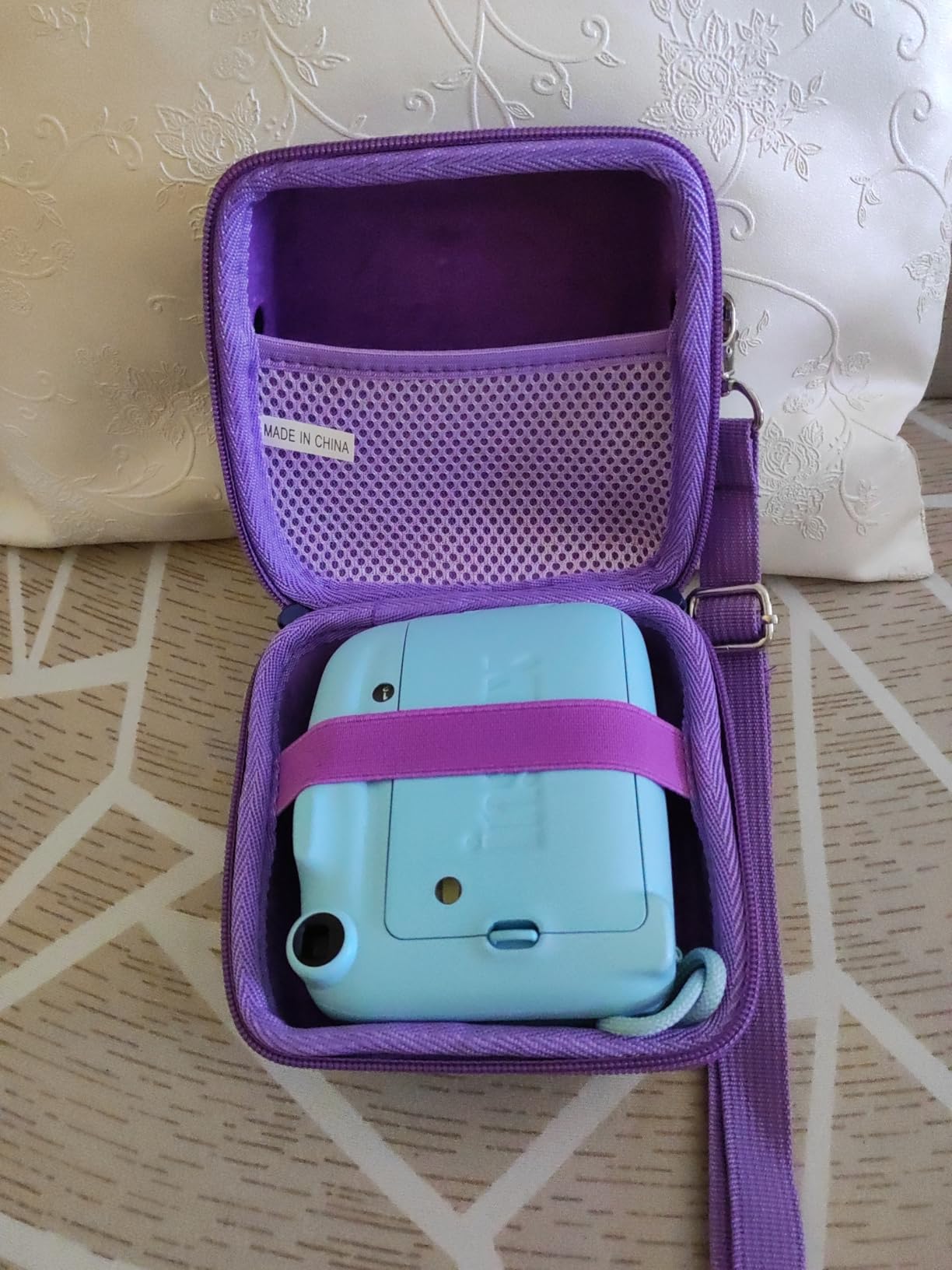 Aenllosi Camera Case Instax Mini 12 custodia verde