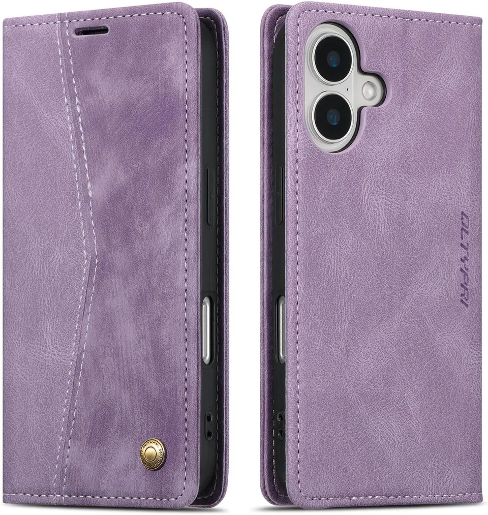 Redpepper iPhone 17 Cover folio pelle con stand e porta carte
