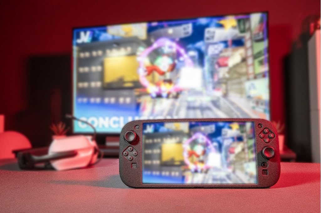 Konix Controllers Thumb Grip Joy-Con Switch 2 Nero 8 Pezzi