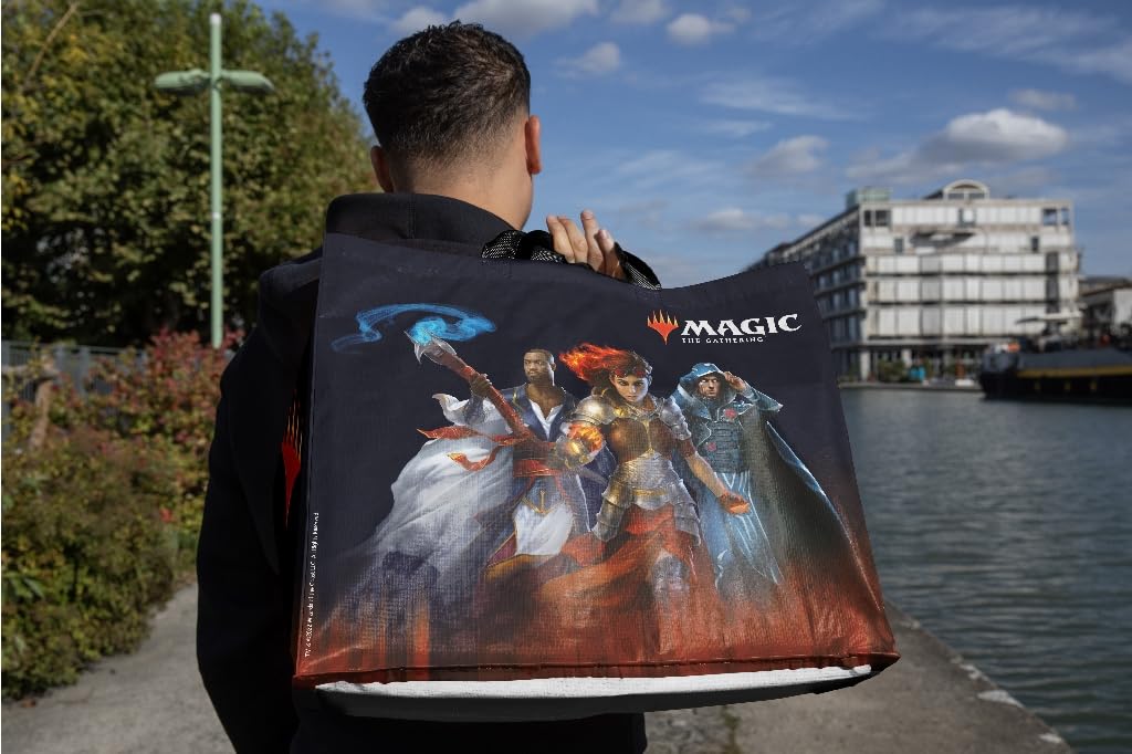 Konix Magic Borsa Spesa 40x45x20 cm Planeswalkers nera
