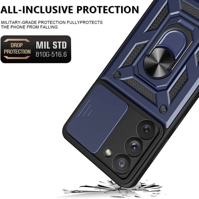Redpepper S23 5G Cover con Anello Stand e Copri Fotocamera