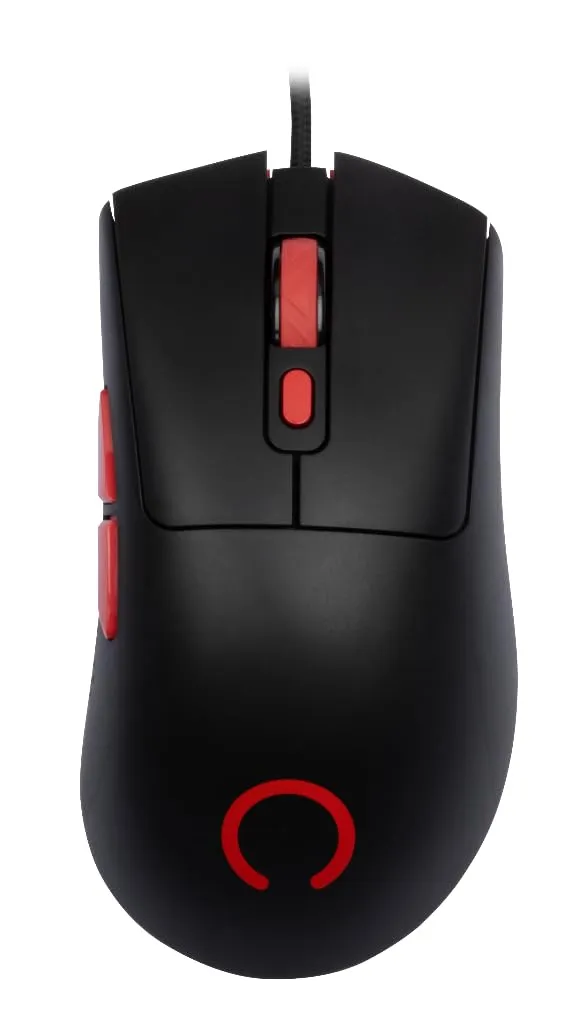Konix Warlock Mouse Gaming Cavo 61g Nero 6 DPI