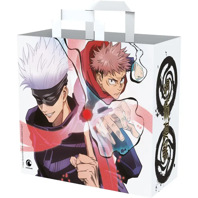 Konix Jujutsu Kaisen Borsa Spesa 40x45x20 Bianco Gojo Yuji