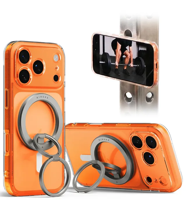 Ringke Ring Anello Magnetico Smartphone Argento Stand Presa N52