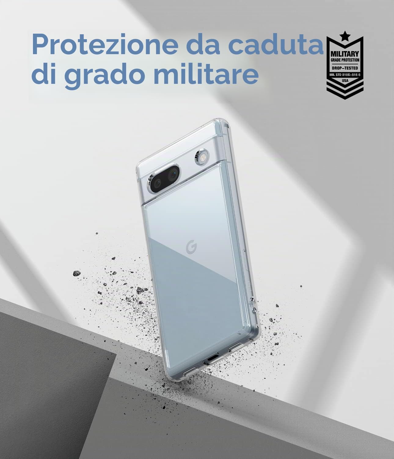 Ringke Fusion Cover Pixel 7a Clear Trasparente Antiurto