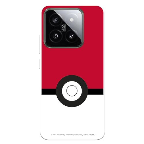 La Casa de las Carcasas Poké Ball cover Xiaomi 14 silicone trasparente