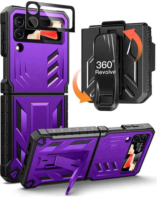 Redpepper Z Flip4 5G cover corazzata con clip e stand