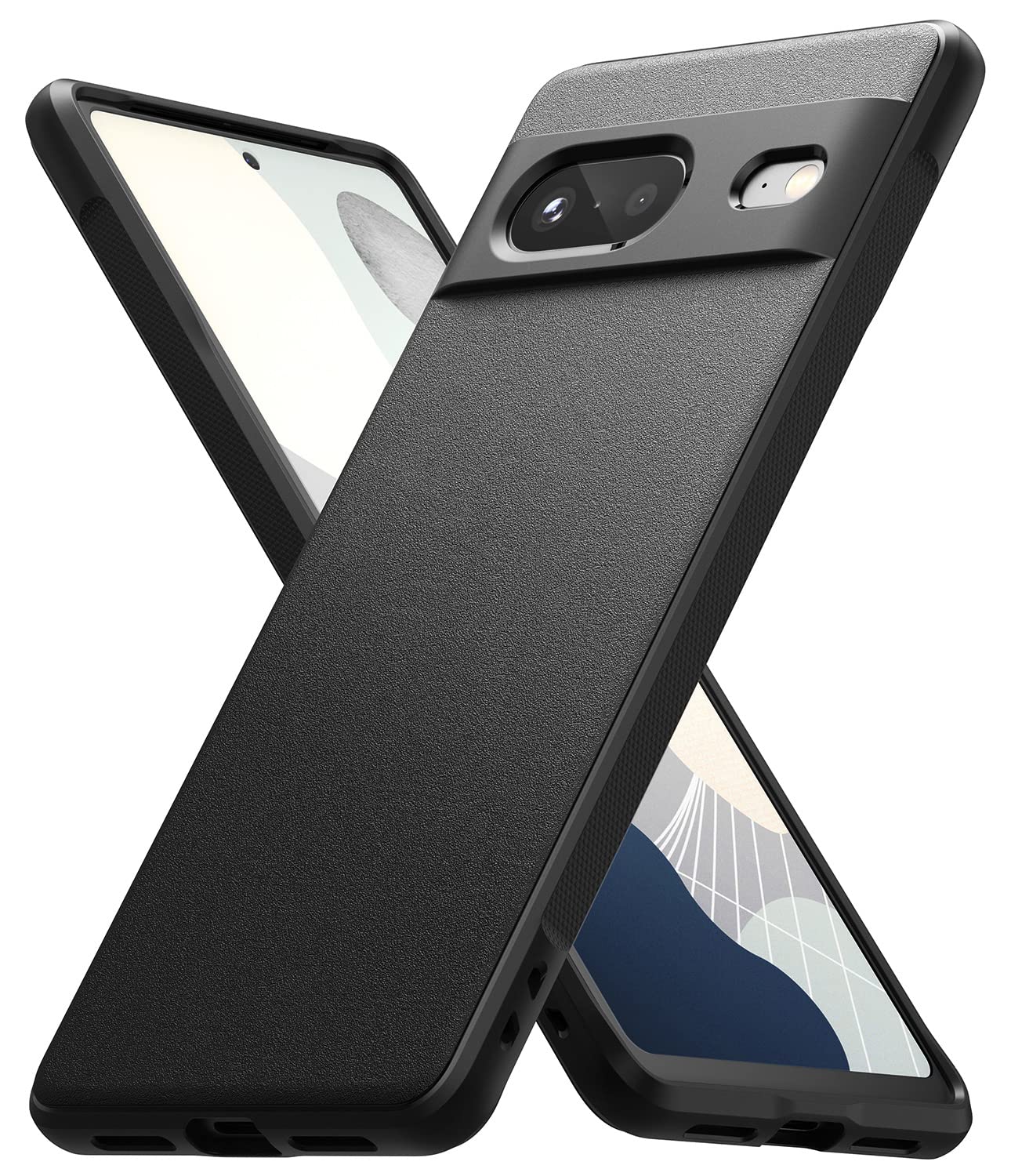 Ringke Onyx Pixel 7 cover nero TPU antiurto leggera