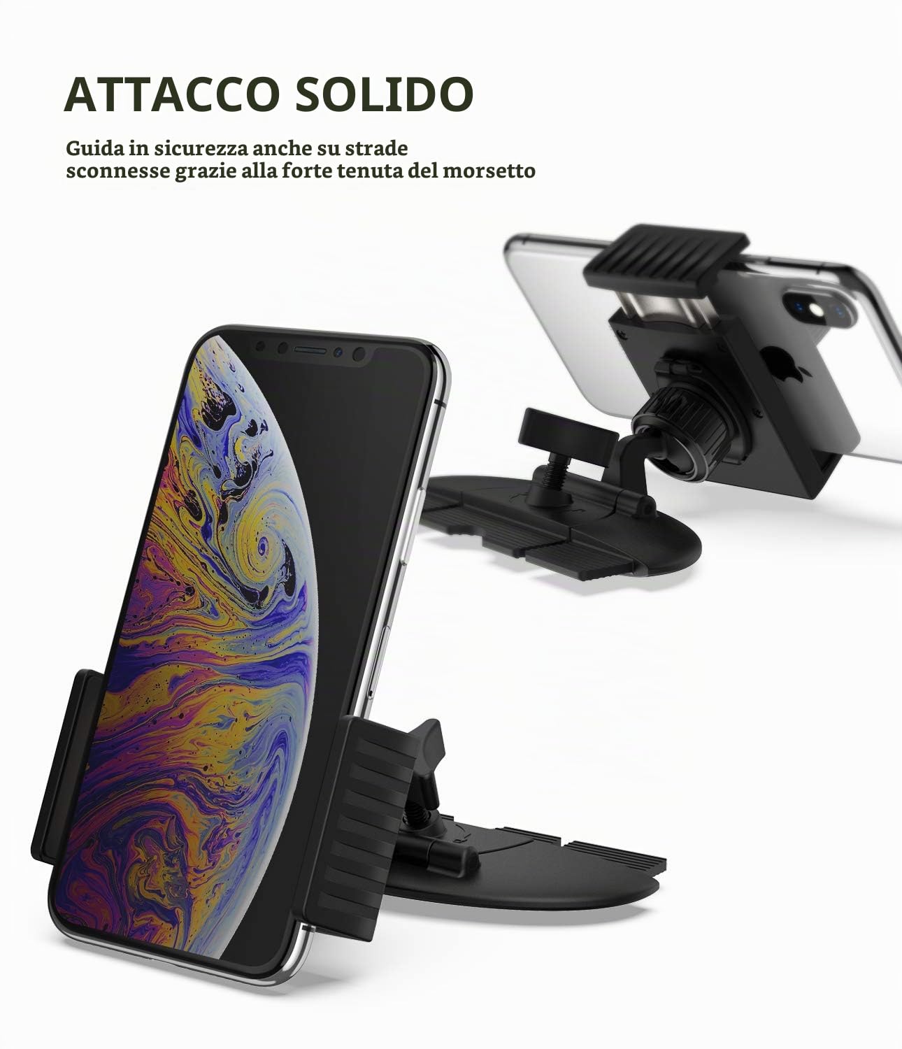 Ringke Car Mount supporto auto CD magnetico universale nero